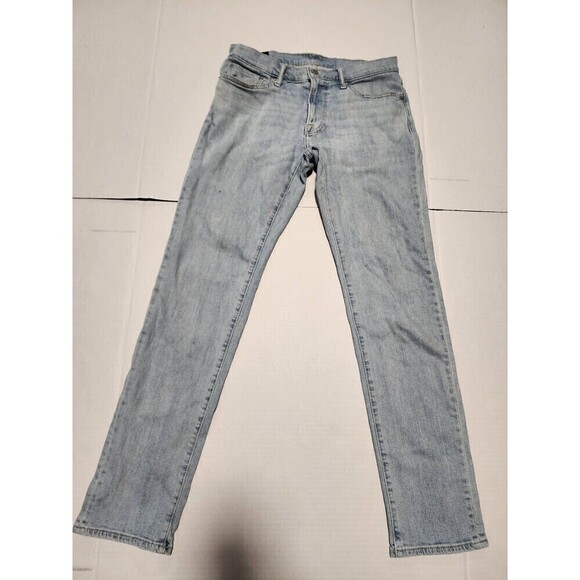 Abercrombie & Fitch Langdon Skinny Stretch Blue Denim Jeans Mens Size 31 x 32 - Picture 3 of 12